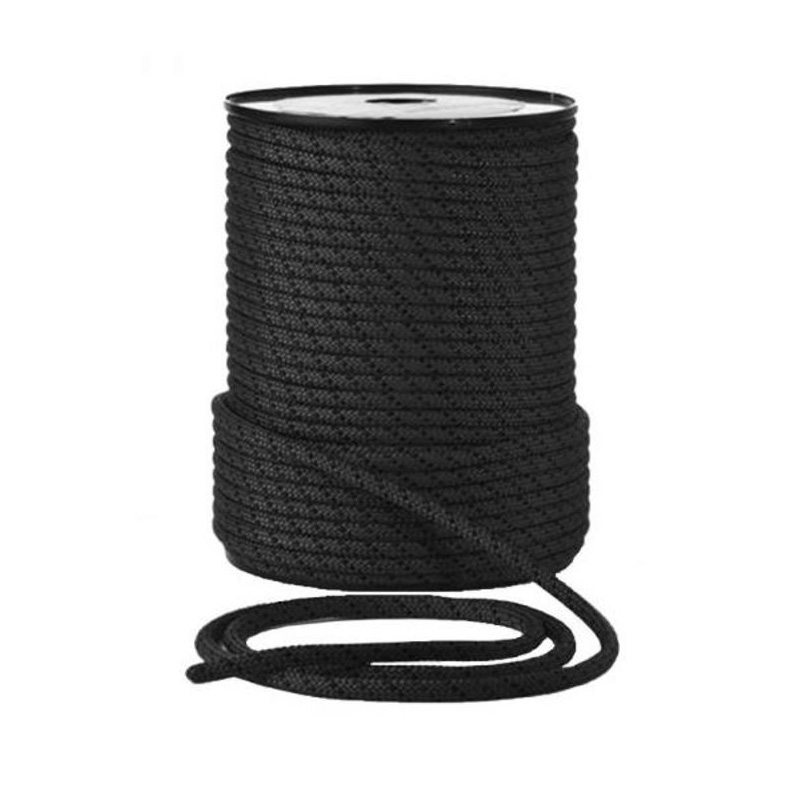 TECTRA 11mm low stretch rope, black